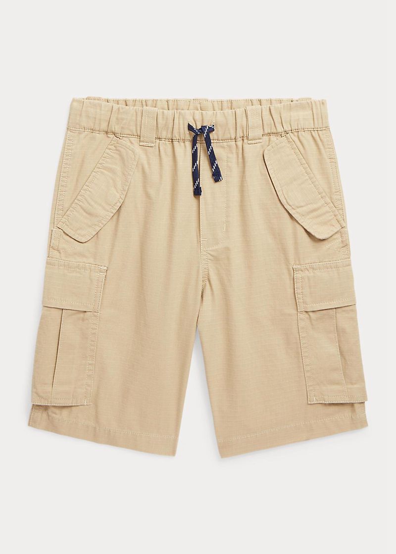 Szorty Polo Ralph Lauren Chłopięce Khaki 6-14 Lata Cotton Ripstop Cargo 921307-DIF